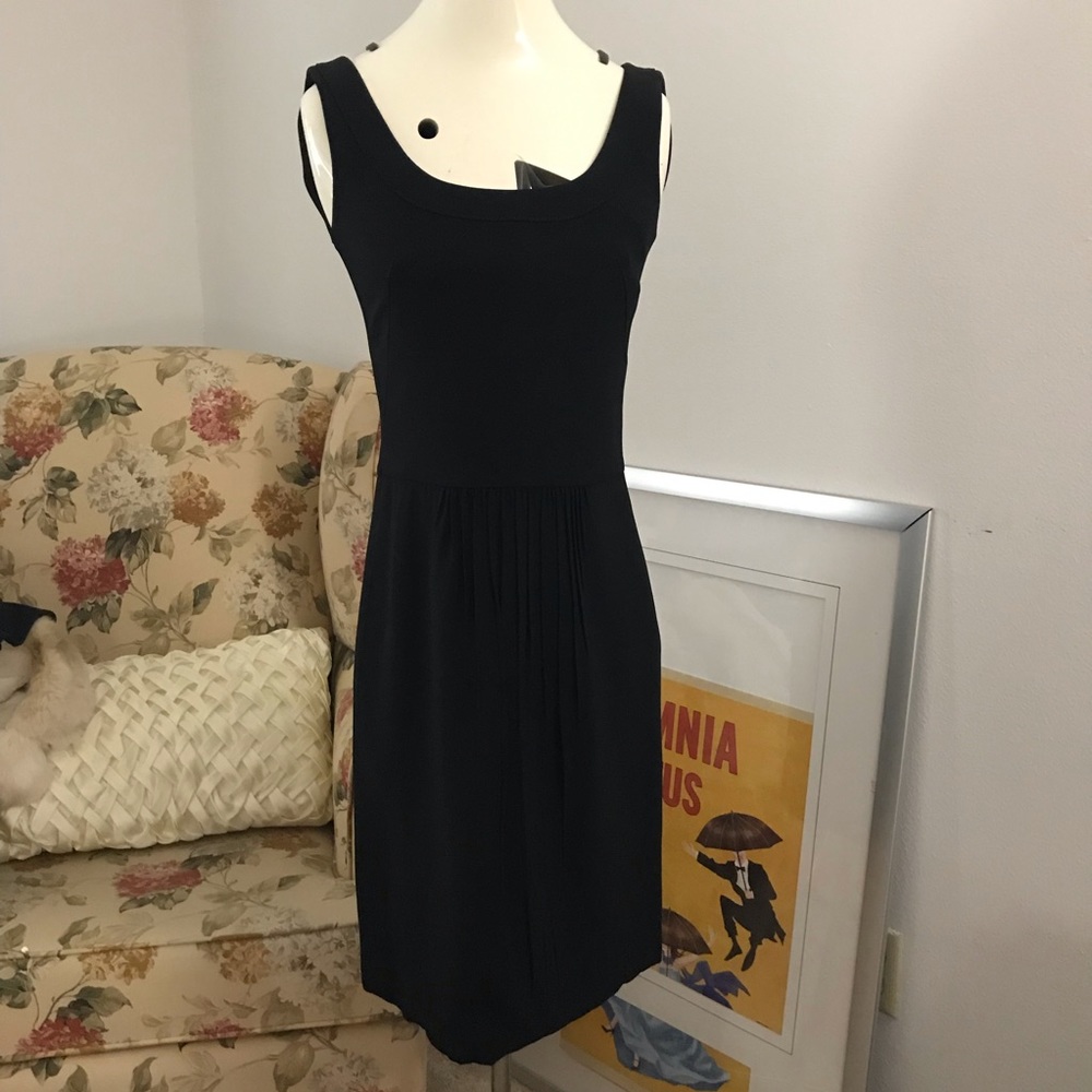 Akris Punto Black Midi Dress